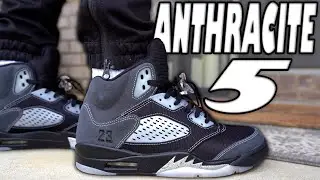 ВНИМАНИЕ ПРЕЖДЕ ЧЕМ ПОКУПАТЬ! ОБЗОР AIR JORDAN 5 &laquo;АНТРАЦИТ&raquo; И ПЕШКОМ В 4К!!!