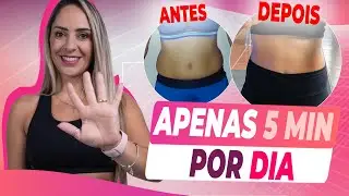 TREINO COMPLETO DA BARRIGA NEGATIVA EM APENAS 5 MINUTOS   Vevefit