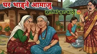 नेपाली लोक कथा 💫!! घर भाड्ने आमाजु😏😏😏!! नेपाली कथा !!☘️☘️☘️☘️☘️