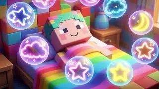 Bedtime Routine Song for Kids 🌙 Sleepy Time Night Night | Minecraft Style
