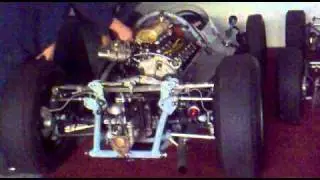 1960 Cooper Grand Prix car 2.5 litre Coventry Climax engine starting up
