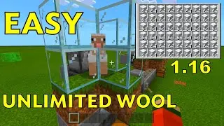 Самый простой урок по ферме шерсти 1.16 Minecraft