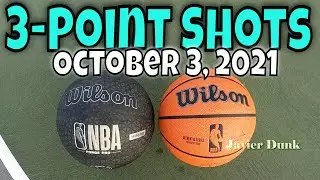 🏀 3-Pointers | Wilson NBA Authentic & Wilson NBA Forge Pro | GoPro Hero 10 | October 3, 2021