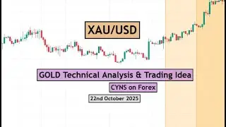XAUUSD | GOLD Daily Technical Analysis for 22nd October 2025 by CYNS on Forex