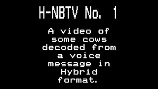 H-NBTV Test No. 1