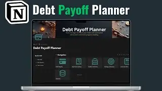 Debt Payoff Planner for Notion | Track, Strategize & Become Debt-Free Faster