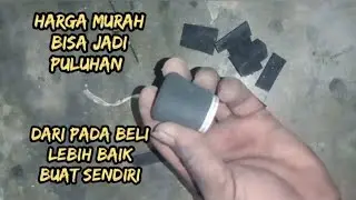 cara gampang bubut busa ati eva super keras untuk but gimbal joran