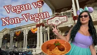 Tony's Town Square Restaurant | Vegan & non-vegan food review| Walt Disney World | Magic Kingdom