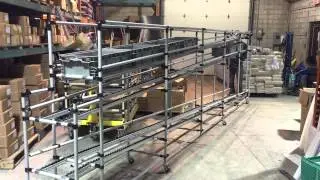 20 ft  Flow Rack with Ergo Load Assist and Return