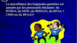 Cours BNSSA 5: Diplomes et prérogatives Enseignement de la Natation, Surveillance, Sécurité Sauvetag