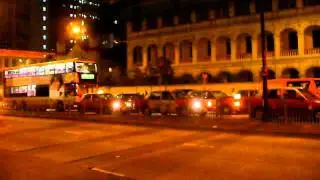 Hong Kong: Crossing Cheong Wan Road (暢運道) 2011-12-30(Fri)1928hrs