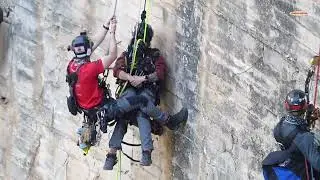 Rescue Great Day. Rescate de parapentista.  Montejaque, Málaga. 26 abril 2024