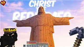 I Built the MASSIVE Christ the Redeemer in Minecraft 😱 | Part 2 | Survival Build | EP 4.2
