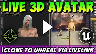 How to get live CC3 characters into Unreal via iClone Live Link