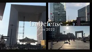 Paris 2022 | La Defense | walking tour | 4k