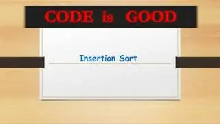 Insertion Sort Using Java8