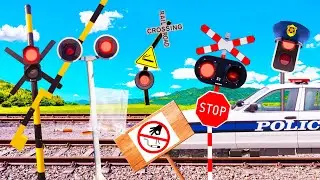 Railroad Crossing Warning Against Cigarette Litter 😂