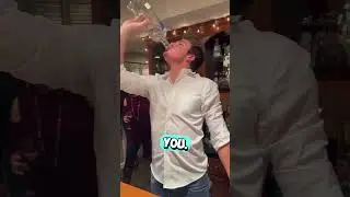 He Proved to His Friends He Could Drink the Entire Bottle 😳 #shorts