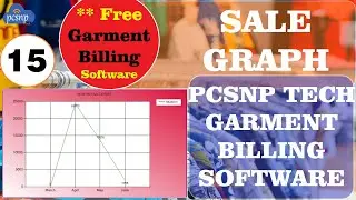 Sale Graph | Garment Shop Billing Software | Readymade Garment POS Software | Pcsnp Tech | 2023