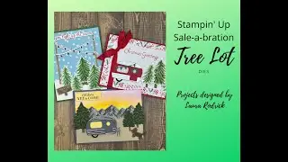 Christmas in July! Fun cards made with the Stampin' Up Trees for Sale and Tree Lot dies.