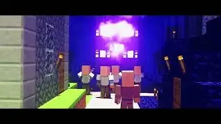 Dragons-minecraft song parody на русском (русский дубляж) @Mineworks 