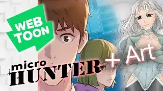 Webtoon Micro Hunter + Art Demo | Arkangel Merici
