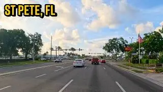 Driving From St Pete to St Pete Beach Florida