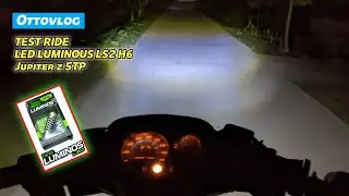 TEST RIDE LED LASER LUMINOUS LS2 H6 DI JUPITER Z 5TP