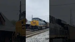 CSX Heritage units but only when they have &ldquo;Plum Juice&rdquo; written on! #csx #heritageunits #shorts