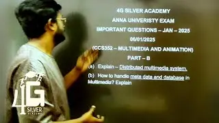 CCS352 - Multimedia and Animation Important Questions | 06/01/2025 Exam