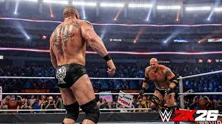 WWE 2K26: Brock Lesnar Vs. Goldberg New Gameplay Concept!