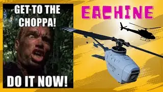 Военный шпионский дрон! - Дрон-охранник Eachine E110 - ДОБЕЙСЯ ВЕРТОЛЕТА! 💥