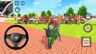 Franklin Avtar spider man with tun tun sahur and squid doll modification thars fortuners in car game