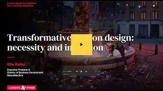 Extraordinary Webinar - Transformative motion design: necessity and invention