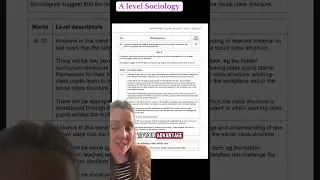 Социология A*: лучший совет для получения 10 баллов #aqa #подготовкакэкзамену #экзамен