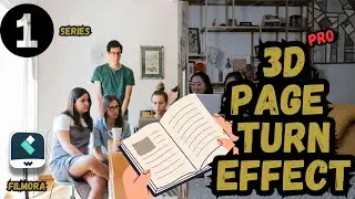 3D Quick Folding (Flip) Page Turn Effect Using Filmora 14&mdash;Filmora 14 Tutorial