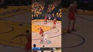 FIRST SHORT! 🔥 NBA LIVE 19: Steph Curry step back THREE on Lonzo Ball!! 💦 #NBALIVE19