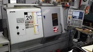 Haas SL20 CNC lathe For Sale, demo video