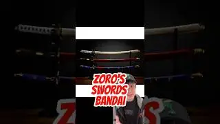 Proplica Zoro&rsquo;s Three Swords #shorts #onepiece #roronoazoro #zorororonoa #roronoa_zoro #onepiecezoro