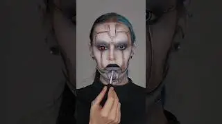HALLOWEEN MAKEUP 24/31 #robot #cyborg #halloweenmakeup