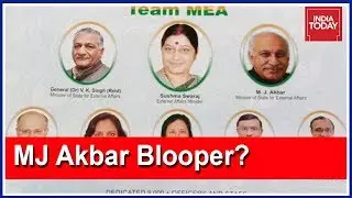 MJ Akbar Shunted Out Of Ministry, Photo Still In Prawasi Diwas Magazine | Exclusive
