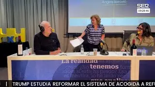 El choque de Javier Aroca con Berna Gonz&aacute;lez Harbour en la SER: 