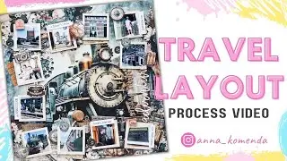 Travel layout with multiply photos - make it with me!