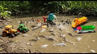 The Creative Tractor And Water Pump Fishing &ndash; Fun & Genius Hack!