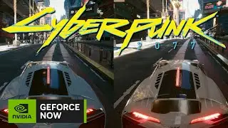 RTX Overdrive Comparison - GeForce NOW Cyberpunk 2077 - RTX 4080