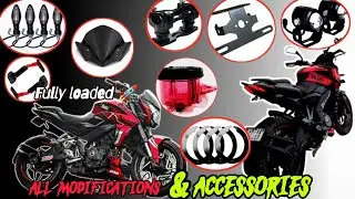All Modifications & Accessories For Pulsar Ns 200 ! Best Modifications For Ns 200 !