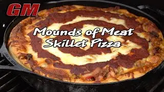 Mounds of Meat Skillet Pizza