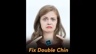 Fix Double chin problem #photoshoptips #photoedit #shorts