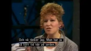 Bette Midler Interview (Nöjesmaskinen 1984)