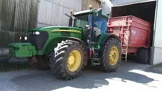 Vykl&aacute;pěn&iacute; John deeru 7920 a krampe kiper big body 650.
